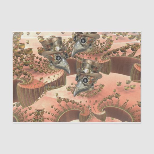 スティームパンクのペスト医師 薄葉紙 (正面)