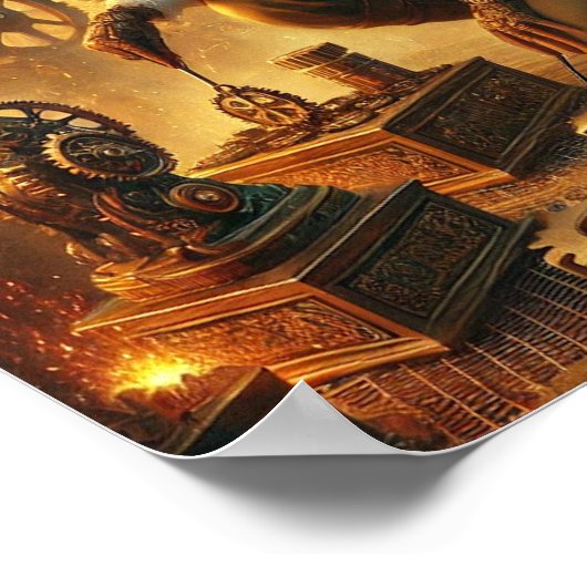 スティームパンクのポスター10、ギア&グレース・エンジニア ポスター (角)