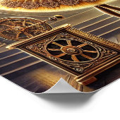 スティームパンクのポスター16，時計仕掛けバレリーナ ポスター (角)