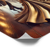 スティームパンクのポスター50飛行船社交ダンス女王 ポスター (角)