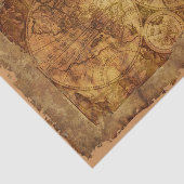 スティームパンクの地図ワールドインダストリアルヴィンテージ 薄葉紙 (詳細)