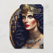 スティームパンクの戦士の王女 ポストカード (正面)