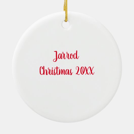 スティームパンクの紳士のクリスマス セラミックオーナメント (裏面)