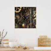 スティームパンクアートポスター ポスター (キッチン)