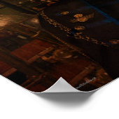 スティームパンクアート – ファンタジー発明者Captain Sean ポスター (角)