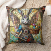 スティームパンクイースターバニー戦士エンジェル クッション (ブランケット)