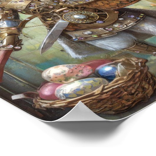 スティームパンクイースターバニー戦士エンジェル ポスター (角)