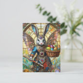 スティームパンクイースターバニー戦士エンジェル ポストカード (スタンド正面)