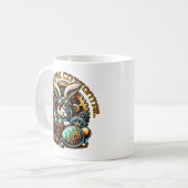 スティームパンクイースターバニー コーヒーマグカップ (正面左)