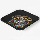 スティームパンクイースターバニー ペーパープレート (傾斜あり)