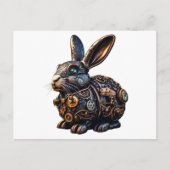スティームパンクイースターバニー ポストカード (正面)