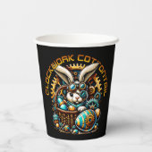 スティームパンクイースターバニー 紙コップ (裏面)