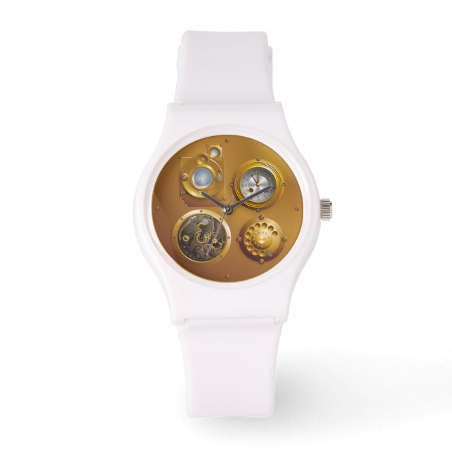 スティームパンクウアー 腕時計 (正面)