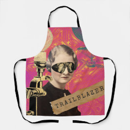 スティームパンクウィメントレーラーブラザーポップ・アートのアート エプロン