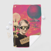 スティームパンクウィメントレーラーブラザーポップ・アートのアート ゴルフタオル (インサイチュ)