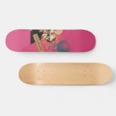 スティームパンクウィメントレーラーブラザーポップ・アートのアート スケートボード (横)