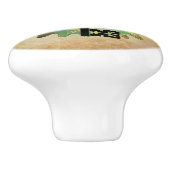 スティームパンクウィング鍵&コグホイールデザイン セラミックノブ (側面)