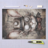 スティームパンクウサギ 薄葉紙 (クラフト)