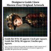 スティームパンクウーマン+花ポートレートCJ3デコページ 薄葉紙