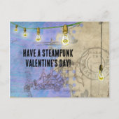 スティームパンクエジソンがバレンタインデーに灯る シーズンポストカード (正面)