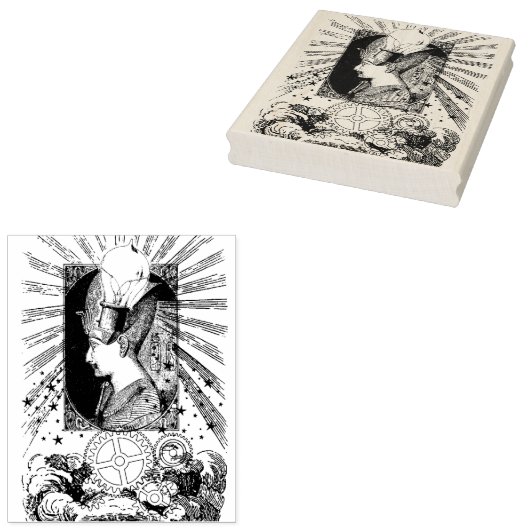 スティームパンクエジプトアートスタンプ王室の- Aアイディア ラバースタンプ (押印)