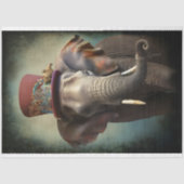 スティームパンクエレファント3デクページ紙 薄葉紙 (正面)