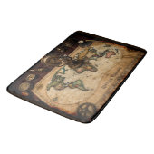 スティームパンクオルデワールドドの地図 バスマット (アングル)