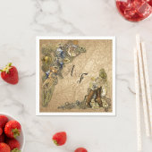 スティームパンクオン金ゴールドレザーナプキンス スタンダードカクテルナプキン (インサイチュ)