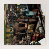 スティームパンクカフェ&ボートハウスイーストハンプトン1954 ジグソーパズル (横)