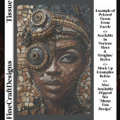 スティームパンクガールダークムッセリンフェイクモザイク028 薄葉紙