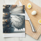 スティームパンクキャタピラー キッチンタオル (四つ折り)