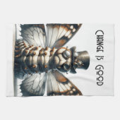 スティームパンクキャタピラー キッチンタオル (横)