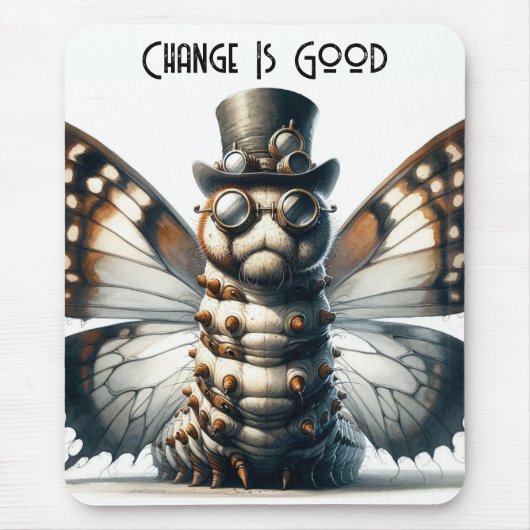 スティームパンクキャタピラー マウスパッド (正面)