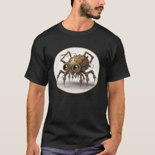 スティームパンクキュートスパイダーレトロサイエンスフィクションメカニカルギア Tシャツ