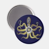 スティームパンクギアタコクラーケン マグネット (正面/裏面)