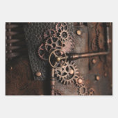 スティームパンクギアデコページ ラッピングペーパーシート (正面)