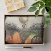 スティームパンクギアヘッドヴィンテージレディーデコップページ 薄葉紙 (ギフト)