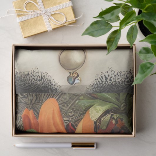 スティームパンクギアヘッドヴィンテージレディーデコップページ 薄葉紙 (ギフト)