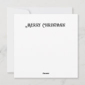 スティームパンククリスマス シーズンカード (裏面)