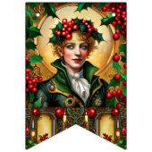 スティームパンククリスマス バンティングフラッグ (第1の旗)