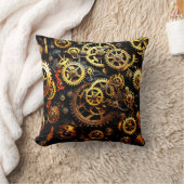 スティームパンククロックギア1004 クッション (ブランケット)