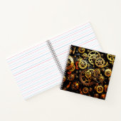 スティームパンククロックギア1004 ノートブック (内部)