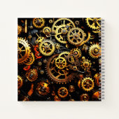 スティームパンククロックギア1004 ノートブック (裏面)