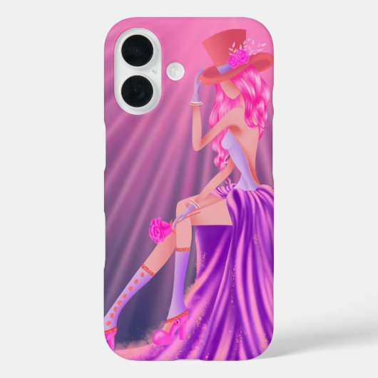 スティームパンクグラマーiPhone 16ケース – スターダスト&金ゴールド Case-Mate iPhoneケース (裏面)