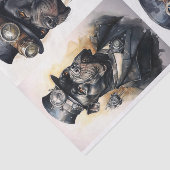 スティームパンクケインコルソコラージュ1デコページ紙 薄葉紙 (詳細)