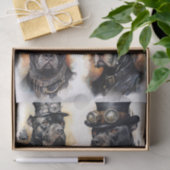 スティームパンクケインコルソコラージュ1デコページ紙 薄葉紙 (ギフト)