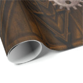 スティームパンクコグス、ギア&ワールドグローブデザイン ラッピングペーパー (ロールコーナー)