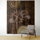 スティームパンクコーグス、ギア&スケルトン鍵 タペストリー (インサイチュ)