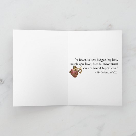 スティームパンクザティンマンポートレートwith引用文 カード (内部)