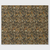 スティームパンクシーライフタコ触手 ラッピングペーパー (フラット)